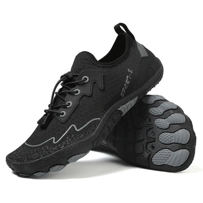 New Barefoot Wading Shoes Men and Women Mesh Quick-Drying Beach Shoes Outdoor Non-Slip Swimming Shoes Unisex Water Sports Shoes