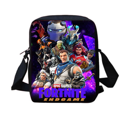 Kinderrucksäcke mit angesagtem Game-Design, Umhängetasche und Federmäppchen F-FortniteS, Schulrucksäcke mit großem Fassungsvermögen für Jungen und Mädchen, ideales Geschenk