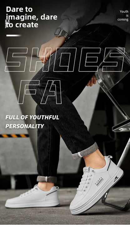 Modische Sommer-Freizeitschuhe für Herren, sportliche Slip-On-Loafer zum Autofahren, vielseitig, bequem, atmungsaktiv, verschleißfest, Leder -..