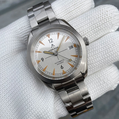 STEELFLIER Official SF751 Luxury Fashion Mechanical Wristwatch NH35 Movement Super Luminous 20Bar Waterproof Classic Dive Watch