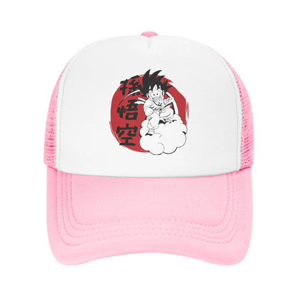 Son Gohan D-Dragon Ball Z „Trucker“ kepurė, unisex lauko kepurės, „Trucker“ darbininkų kepurės, „Trucker“ kepurės, „Snapback“ kepurės, tinklinės beisbolo kepurės