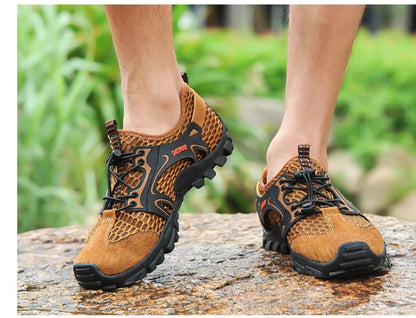 Breathable Outdoor Hiking Shoes Sports Wading Shoes Fishing Men's Shoes Summer Casual Sandals Comfortable and Breathable