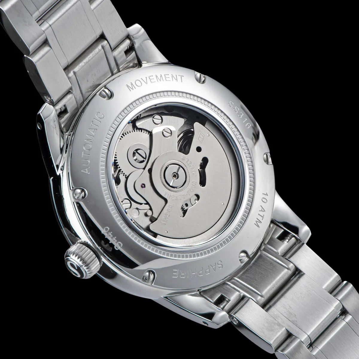 SEESTERN Men's Automatic Mechanical Wristwatch NH34 GMT Movement 10bar Waterproof Domed Sapphire Crystal Watch Limited S446 New