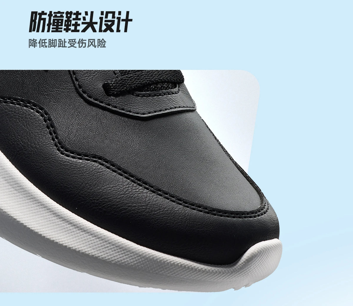 ANTA QINGKONG schokdempende leren hardloopschoenen voor heren voor de winter, slijtvaste hardloopschoenen, lichtgewicht sportschoenen voor woon-werkverkeer