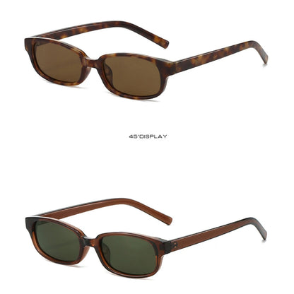 Uv400 Eyewear Versatile Unisex Sun Glasses Small Square Sunglasses Polarized Fashion Designer Eyepiece For Travel Fishing Daily