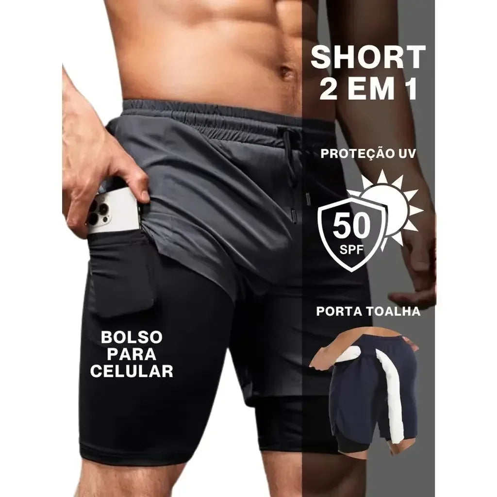 2025 Dragon Ball Majin Buu Anime Men Shorts Streetwear Summer Workout Pants Sportswear Fitness Double-layer Quick Dry Beach Pant