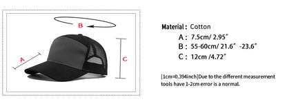 Casquette de baseball 7 panneaux d'été, casquettes en maille tendance hip-hop pour hommes, casquette de camionneur, visière, casquette à visière rigide, casquette snapback, pour femmes, unisexe, nouvelle marque tendance