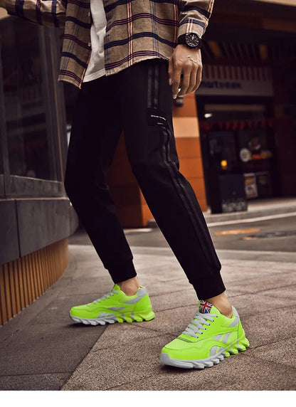 Nuove scarpe da running da uomo e da donna, sneakers casual traspiranti, antiscivolo e ammortizzate, comode per sport all’aperto e camminata, taglie 36-48