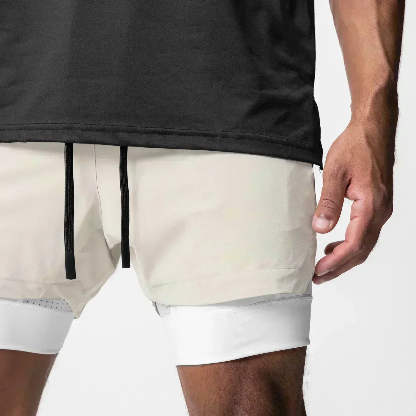 2025 Dragon Ball Majin Buu Anime Men Shorts Streetwear Summer Workout Pants Sportswear Fitness Double-layer Quick Dry Beach Pant