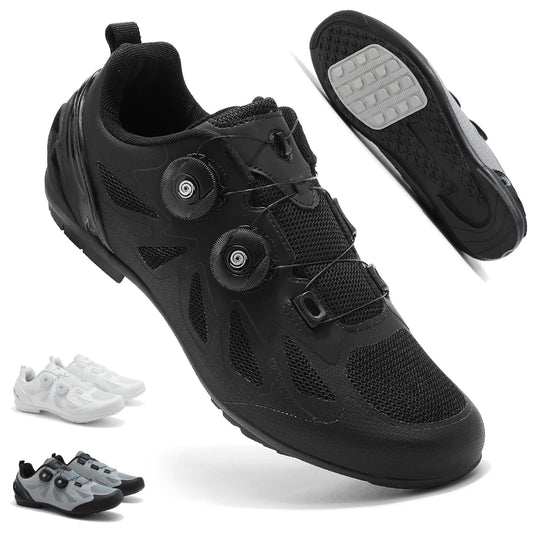 Men's Non-Locking Mountain Bike Shoes Without Cleats Road Bicycle RB Speed Non-Cleat Cycling Shoes Sneakers Flat Pedal MTB Women