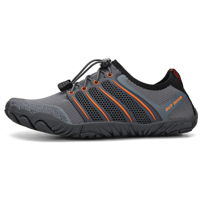 Men's Minimalist Running Cross Training Shoes Barefoot Shoes Big Toe Box Five Finger Shoes Saguaro Barefoot Pit Viper Paracord