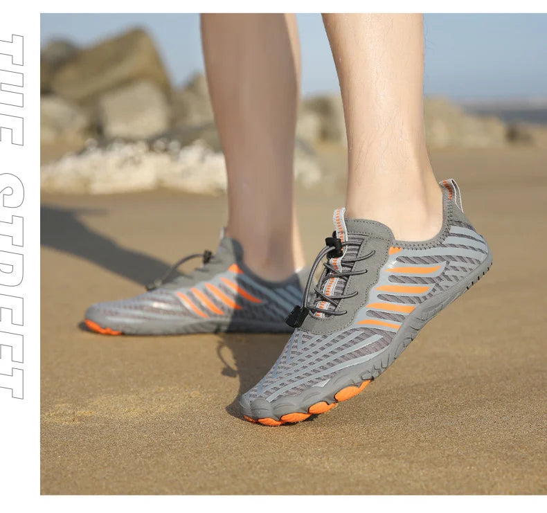 Men Women Water Shoes Aqua Shoes Drainage Beach Sports Swim Sandals Quick Dry Boating Barefoot Diving Fishing Surfing Sneakers