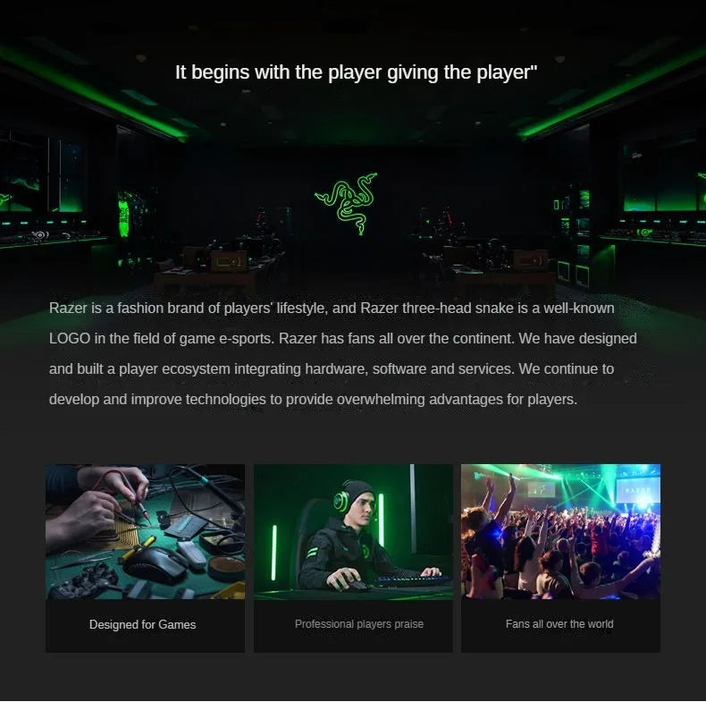 RAZER BLACKSHARK  V2 X Headphones sports Game Headset with Microphone 7.1 Surround Sound Video Gaming Earphone Wired for PC PS4