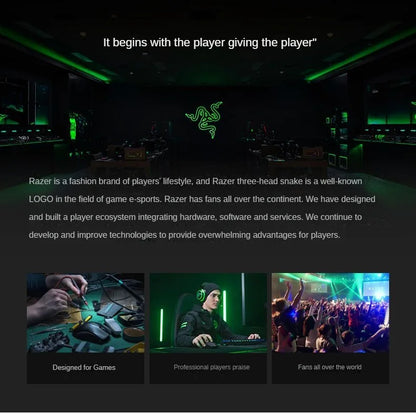 RAZER BLACKSHARK  V2 X Headphones sports Game Headset with Microphone 7.1 Surround Sound Video Gaming Earphone Wired for PC PS4