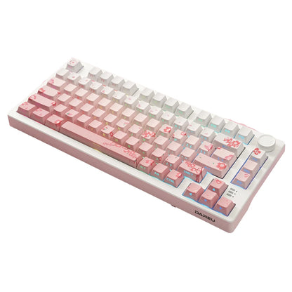 DAREU Tri-mode Gasket Mechanical Keyboard N-Key Rollover Anti-ghosting RGB Backlight Dream switch with Multi Media Button