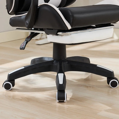 Ergonomic Rotating Gaming Chair, 360 Reclining Office Chair °   Pivoting, Height-Adjustable, Footrest, Headrest