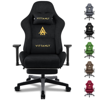 Kitinjoy High Quality Gaming Chair With Footrest Support Height Adjustable For Unisex Comfortable Office Chair Computer Chair
