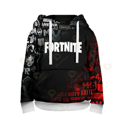 Fortnite Jungen-Cosplay-Hoodie „Cool Heroes“, Cartoon-Sweatshirt, Kinderkleidung für Frühling und Herbst, Baby-Mantel, Kapuzenjacke für Kinder
