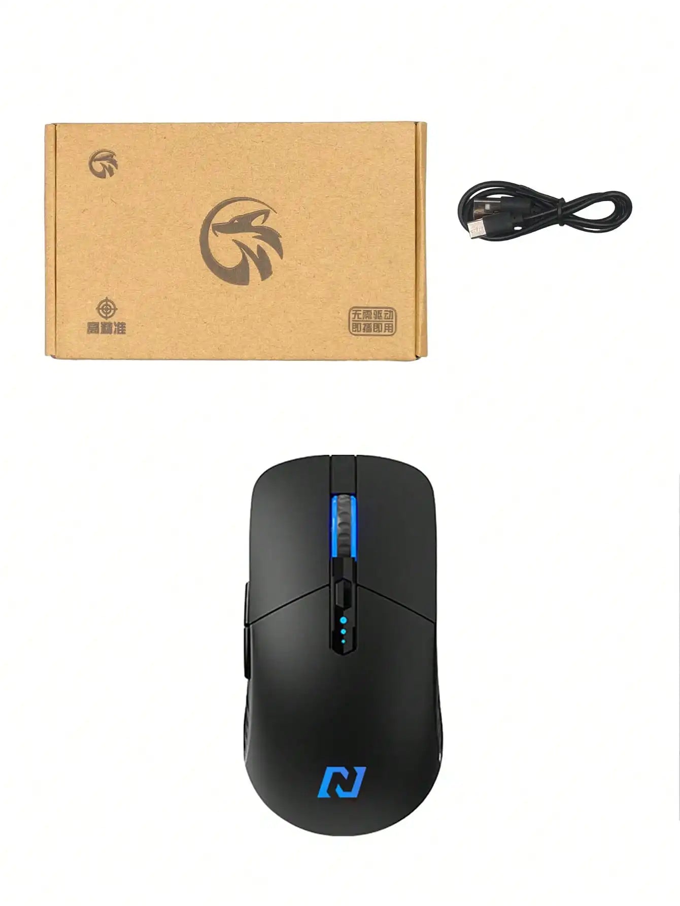 Wireless mouse, 6 keys, silent office wireless mouse, esports games non-slip wireless mouse