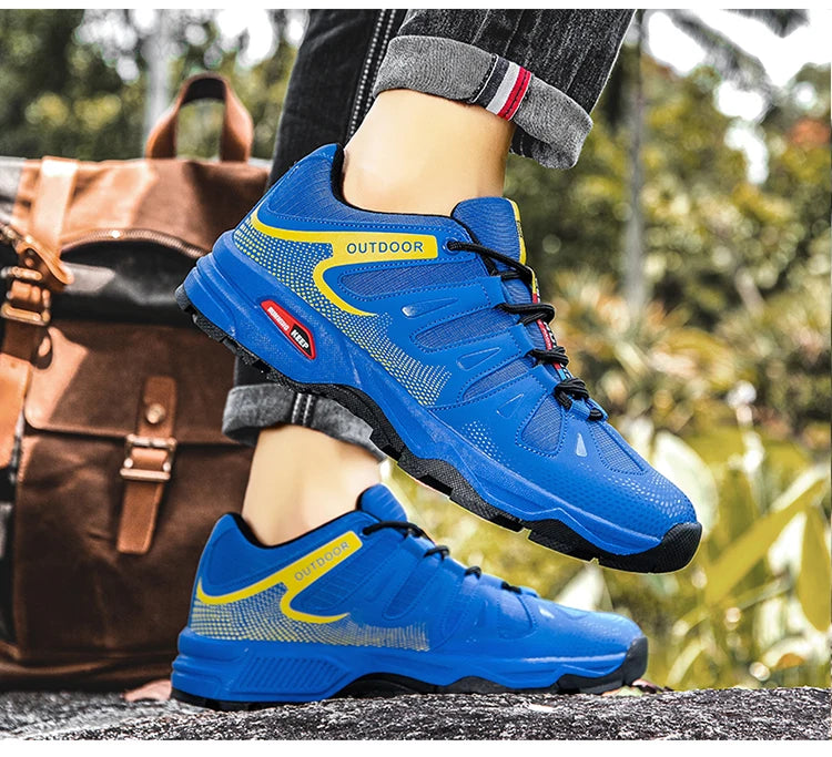 New Outdoor Men's Shoes Men's Anti-Slip Mountaineering Shoes Travel Hiking Adventure Footwear Fashionable Casual Sneakers