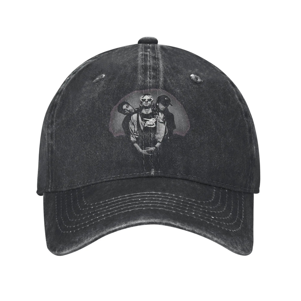 Summer Garbage rock Nirvanas 2026 Baseball Cap Sun  Breathable Design Washed Trucker Hat Women Trendy Kpop Rock Baseball Caps