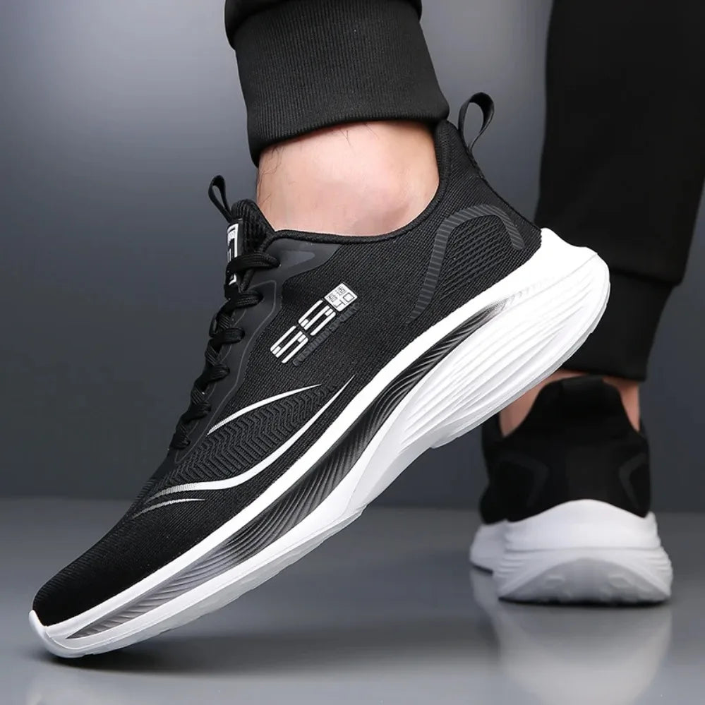 Pantofi de maraton cu placă din carbon pentru bărbați, sneakers casual cu pernă de aer, încălțăminte sport de alergare masculină luxoasă, confortabilă și ușoară