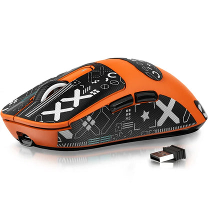 ATTACK SHARK X3 Wireless Gaming Mouse PixArt PAW3395 49g SUPERLIGHT, BT/2.4G Wireless/Wired, 6 Adjustable DPI up to 26000