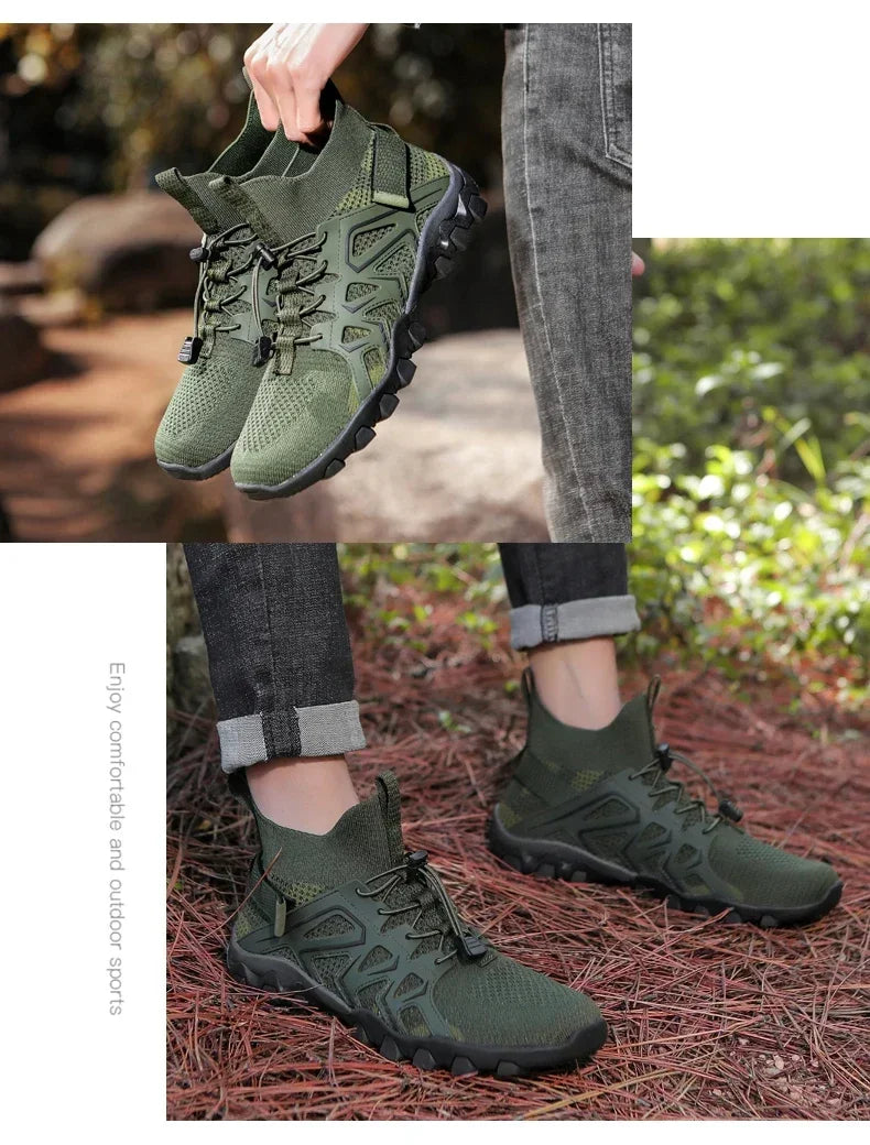 Unisex Breathable Quick Drying Fishing Water Sport Shoes Summer Upstream Barefoot Aqua Boots Outdoor Non-Slip Women Beach Shoes