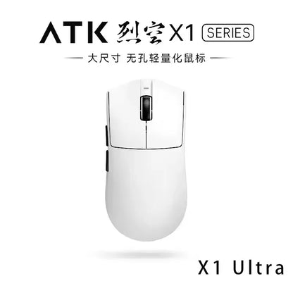ATK X1 Series Wireless Bluetooth Mouse Paw3950/Ultra 8k Lightweight 49g Three Mode Mouse Fps Gamer Mouse Custom Gift
