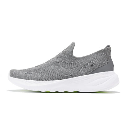 Scarpe casual da passeggio slip-on da uomo Li-Ning SOFT GO 2 KNIT, ammortizzate, comode e stabili, sneakers sportive quotidiane in mesh per jogging LiNing AGLV017