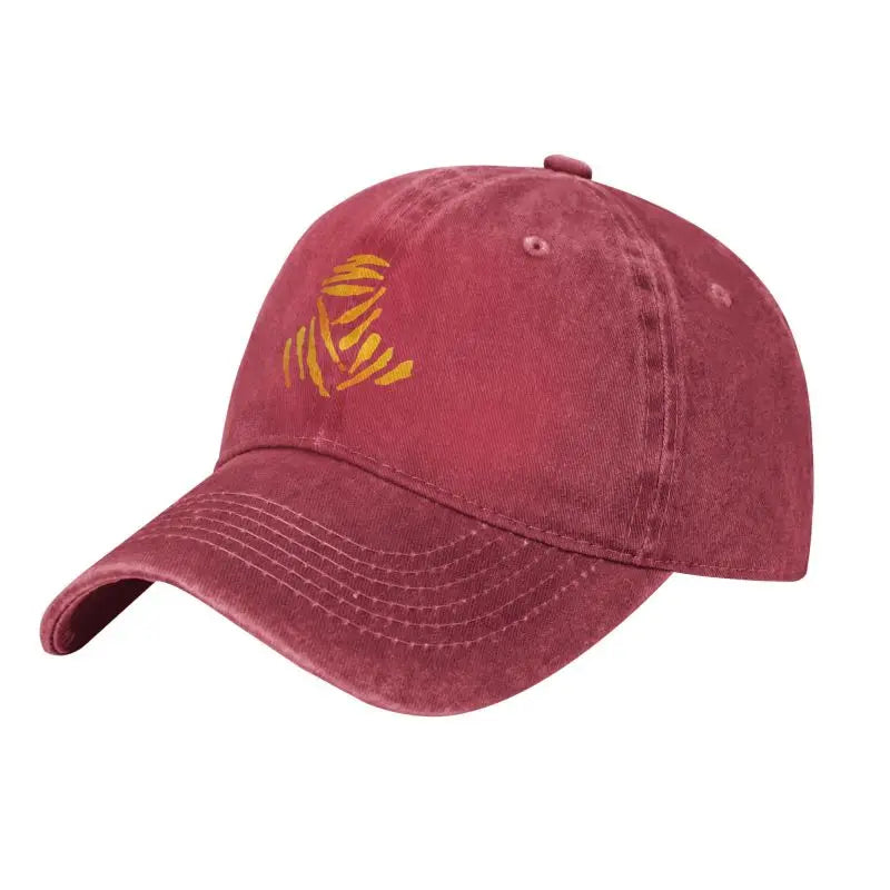 Cappellini da baseball vintage da rally fuoristrada D-Dakares, stile unisex, effetto consumato, lavati, cappellini da sole da viaggio, morbidi e non strutturati