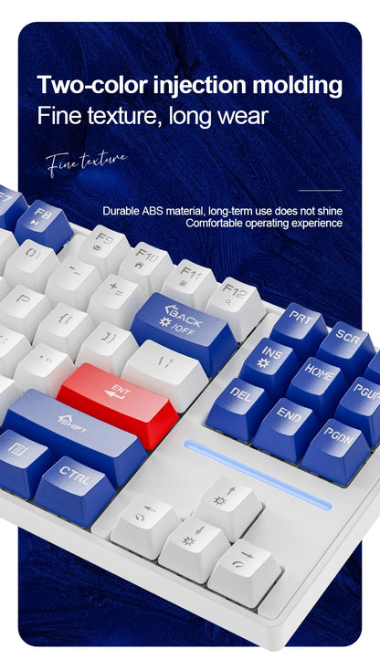 SMAILWOLF MK87 Bluetooth wireless mechanical keyboard E-sports game full key hot plug custom keyboard