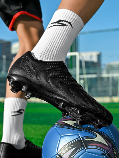 Sport Field AG/FG Soccer cleats，PU Fabric Sweat-wicking Upper，TPU Wear-resistant Sole，Sturdy Durable for Men Women Kids
