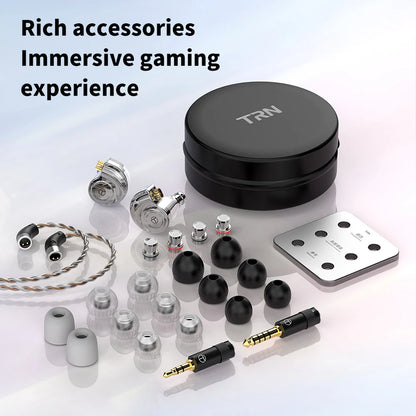 TRN Conch Lucky Bag In-Ear Monitors – DLC Diamond Dynamic HiFi Wired Earphones with Tuning Nozzle Filters for Xiaomi