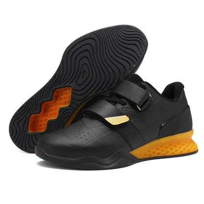 Weightlifting Shoes Professional  Men Women Powerlifting Squat Training Hard Sole Gym Shoes with Stable Heel Non Slip Design