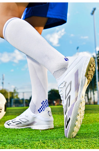 Ultralight Outdoor Sport Men's Soccer Shoes Training Football Sneakers for Youth Turf Soccer Cleats Cleats Non-Slip