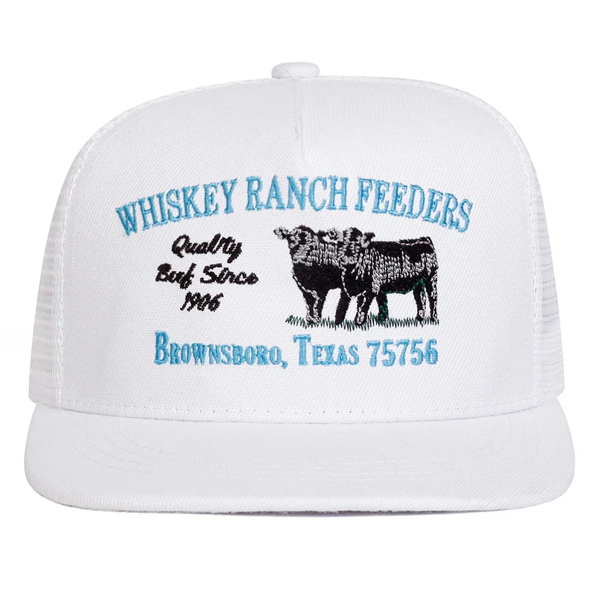 Unisexové kšiltovky WHISKEY RANCH FEEDERS s výšivkou, hip-hopové síťované čepice, jarní a letní outdoorové nastavitelné ležérní baseballové čepice, čepice s ochranou proti slunci