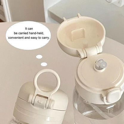 400ML Fortnites 18CM Strohhalmbecher für Erwachsene, Jungen und Mädchen, niedlicher Wasserbecher im Cartoon-Stil für Schüler, stoßfeste tragbare Trinkflasche als Geschenk