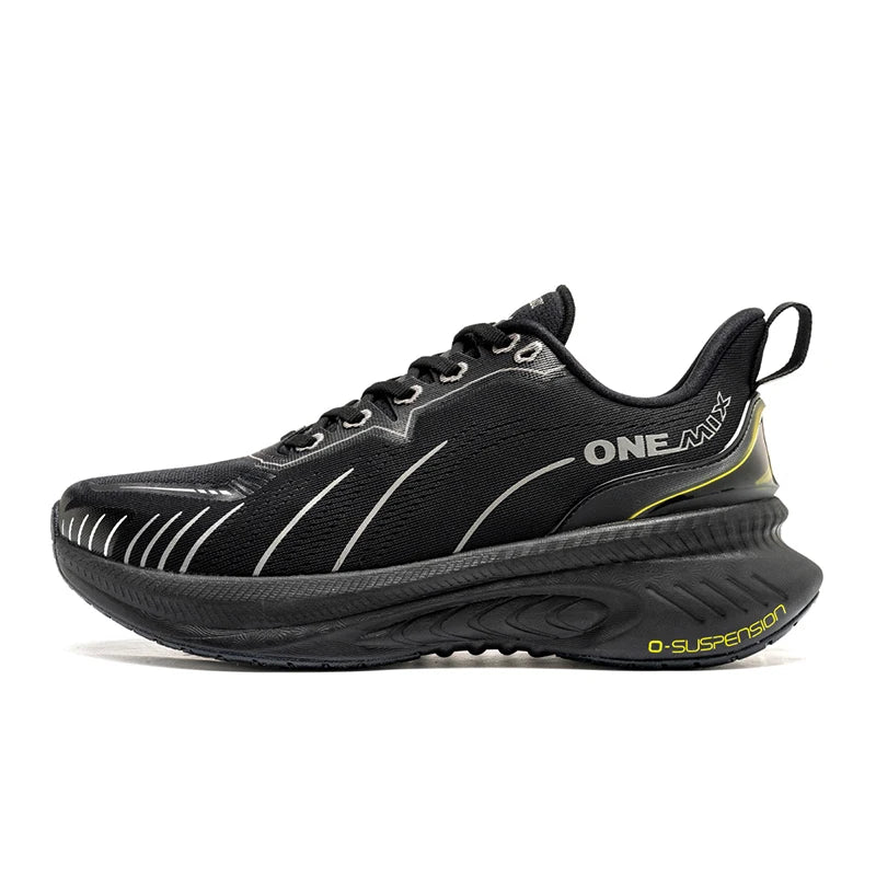 ONEMIX Women's Black Breathable Running Sneakers 2024 Designer Edition, Free Shipping, Pink Fashion Damping Sports Shoes