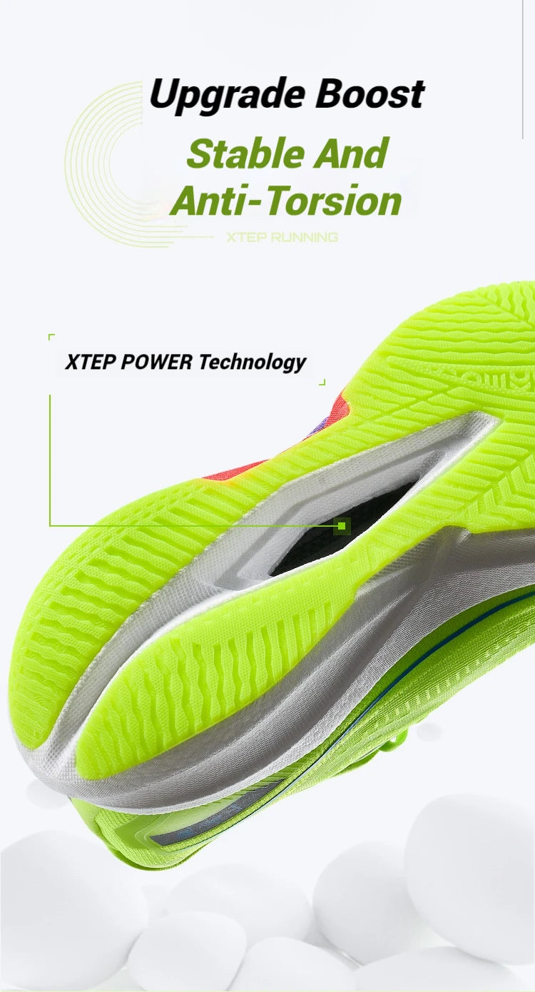 Xtep 360X 2.0 Professional Marathon Running Shoes Men's Racing Carbon Plate Shock Absorbent Sports Training Shoes 975219110035