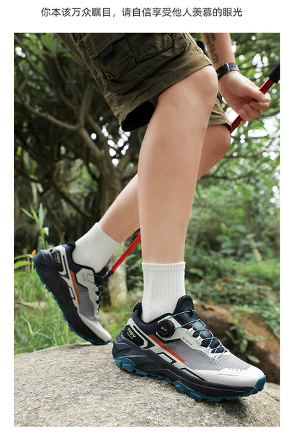 Frühlings- & Sommer-Laufschuhe für Herren – Outdoor-Wanderschuhe, abriebfeste Trailschuhe mit BOA-Verschluss, atmungsaktiver Sport- & Freizeitstil