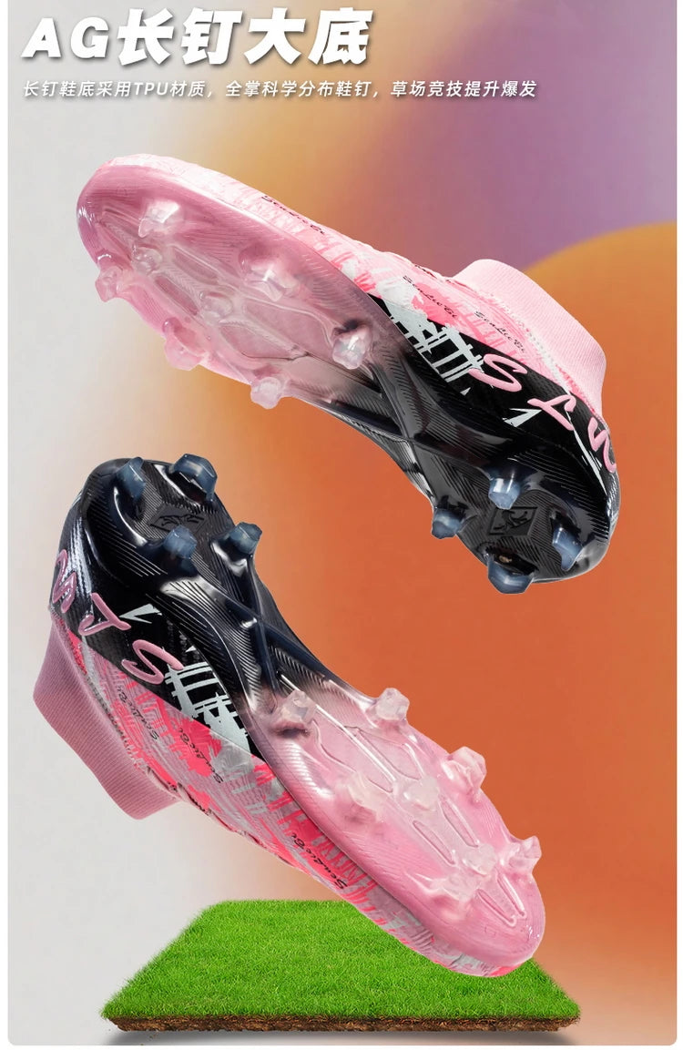 Professional Football Boots Men Soccer Shoes Society Football Cleats FG Ultralight Training Soccer Sneakers Outdoor Sports Shoes