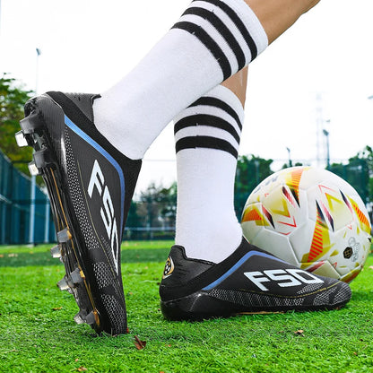 Men's Soccer Cleats Professional Football Boots Society Turf Breathable Mesh Youth Soccer Shoes Anti-Skid Male Sneakers Chuteira