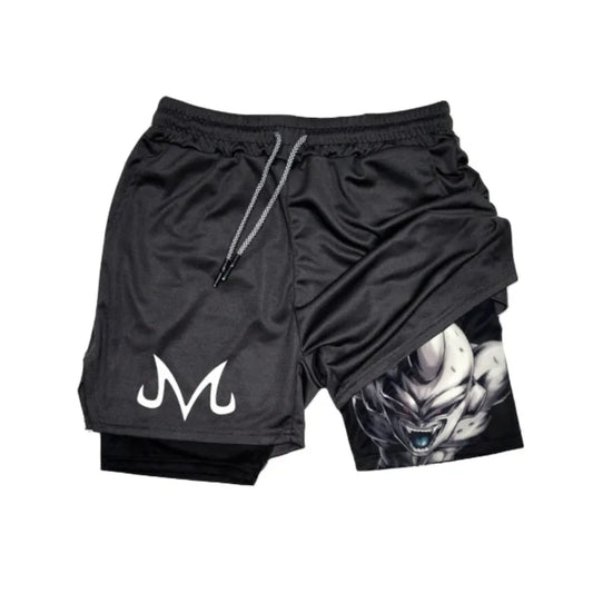 Unisex Dragon Ball Frieza 2026 New Summer Hot Harajuku Anime Printed Loose Sport Speed Dry Double Layer Shorts