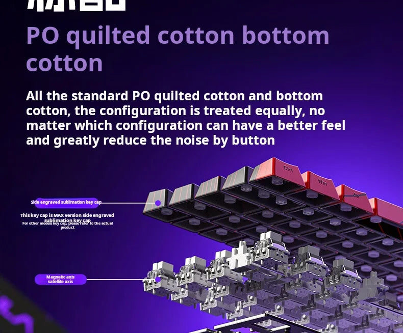 AULA WIN60 HE Wired Connection Magnetic Axis Keyboard RT Custom Mechanical Keyboard for E-sports Games 8K Polling Rate