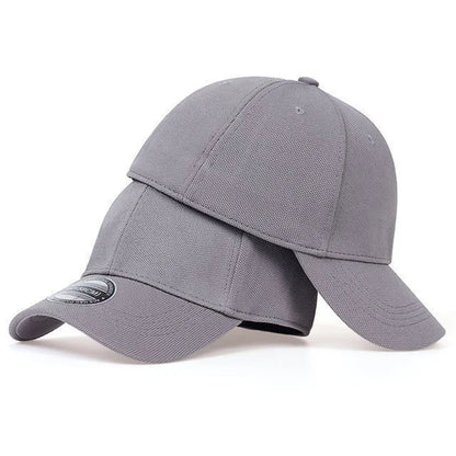 High Quality Baseball Cap Man Fitted Closed Full Cap Mesh Cap Outdoor Breathable Sports Cotton Sun Male Trucker Hat Gorras Hombre