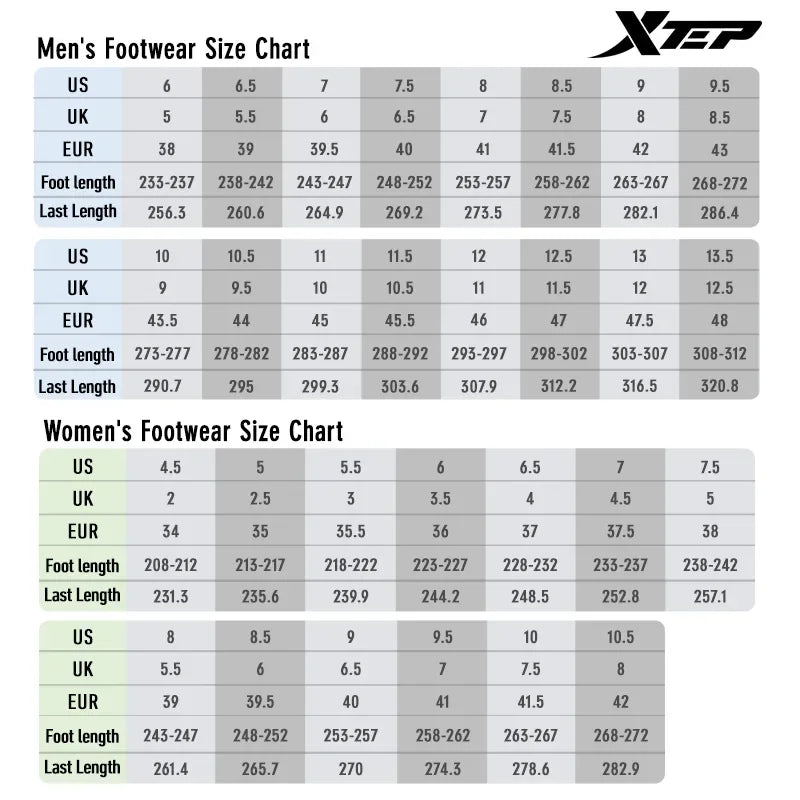 Xtep Men's Casual Shoes 2025 Winter Street Style Cushion Lightweight Wear-Resistant Breathable Walking Sneakers 875419320005