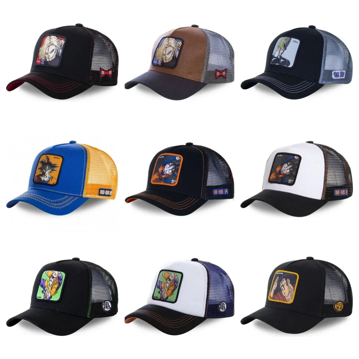 VŠECHNY styly: Kšiltovka Dragon Ball, kšiltovka typu snapback, kšiltovka s výčnělkem, pánská kšiltovka s výšivkou, kšiltovka ve stylu hip-hop, sluneční kšiltovka, nastavitelná kšiltovka typu trucker, síťovaná kšiltovka