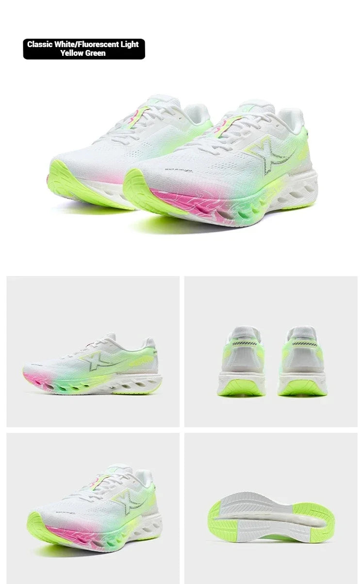 Xtep Reactive Coil 12.0 Running Shoes Male's 2025 Summer Elasticity Sports Shoes Rebound Cushioning Sneakers 975219110045