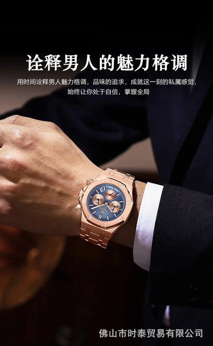 The brand's luxury men's watch new waterproof luminous luxury watch is a hot seller